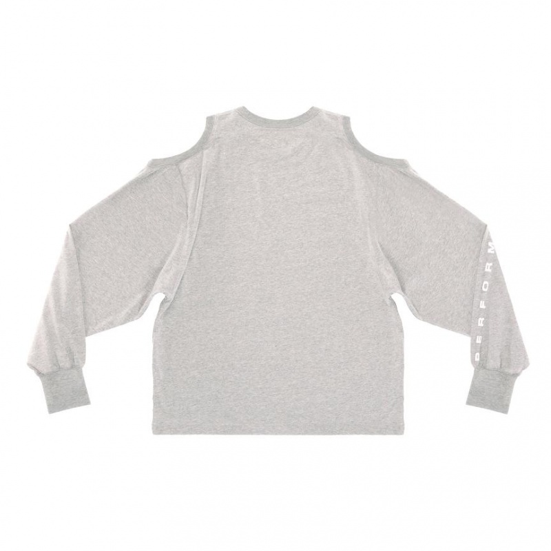 Telfar Triple Long Sleeve T-shirts Grijs | NLRW3416