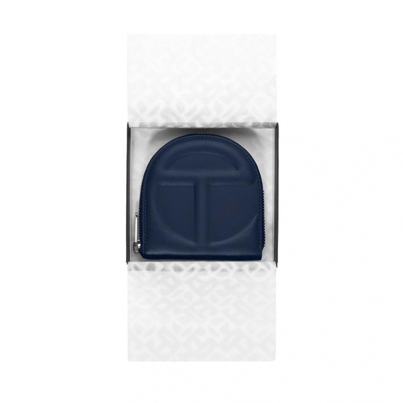 Telfar Wallets Logo ② Portefeuille Donkerblauw | NLEX3177