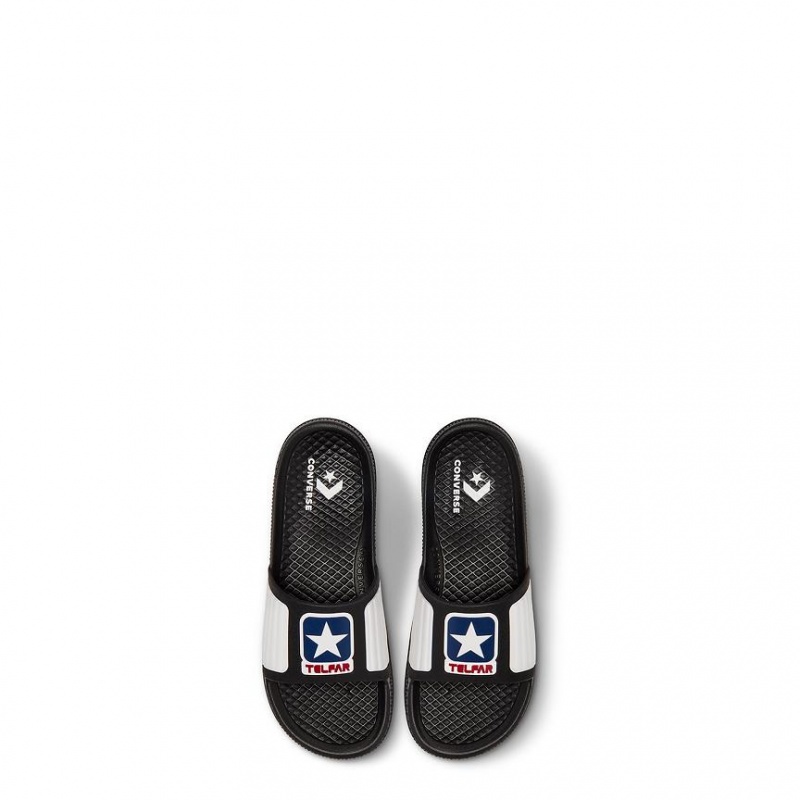 Telfar X Converse Badeslippers Zwart | NLWY3522