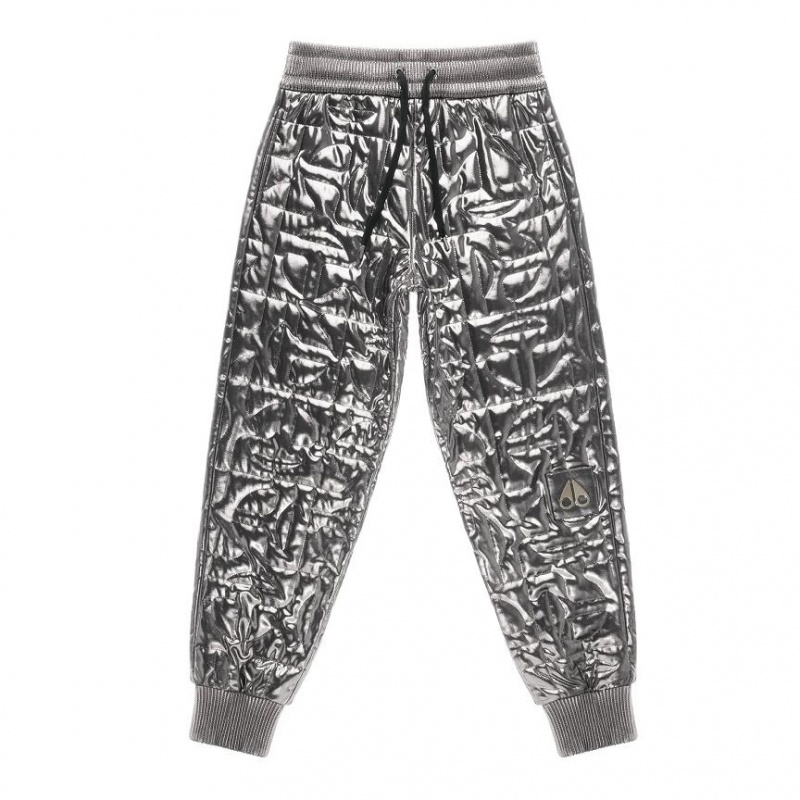 Telfar x Moose Knuckles Gewatteerd Joggingbroek Zilver | NLDN3380