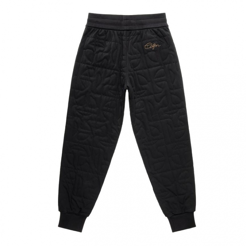 Telfar x Moose Knuckles Gewatteerd Joggingbroek Zwart | NLFM3379