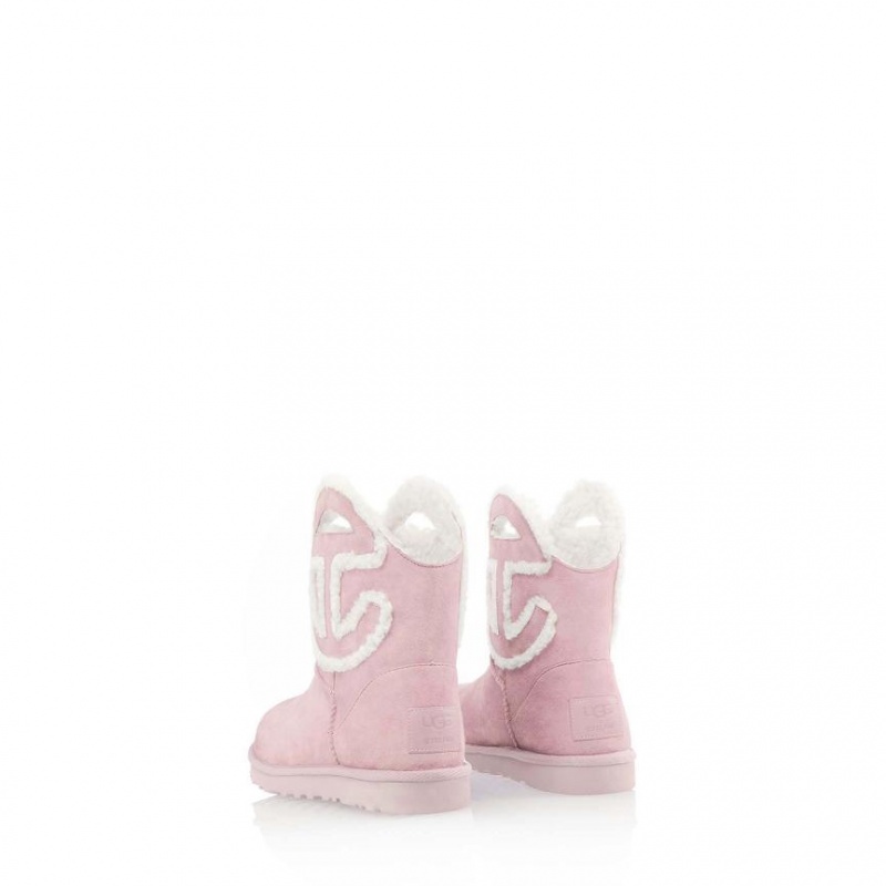 Telfar x UGG Logo Mini Laarzen Roze | NLJJ3506