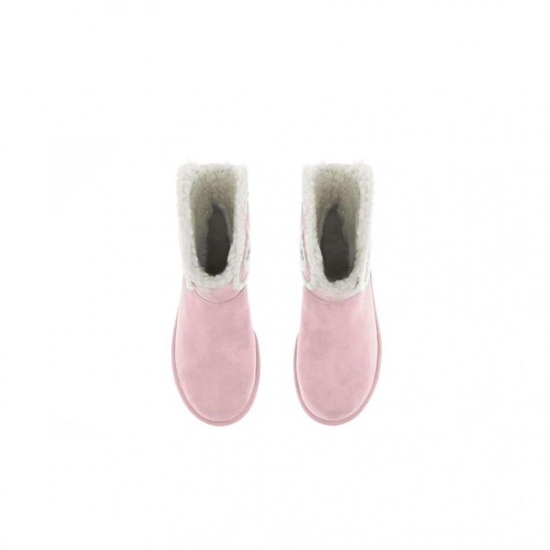 Telfar x UGG Logo Mini Laarzen Roze | NLJJ3506