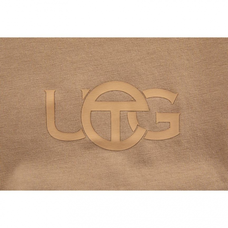 Telfar x UGG Logo T-shirts Bruin | NLSO3426