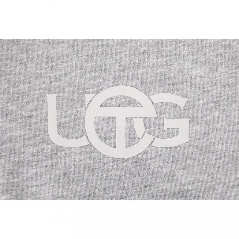 Telfar x UGG Logo T-shirts Grijs | NLPQ3428