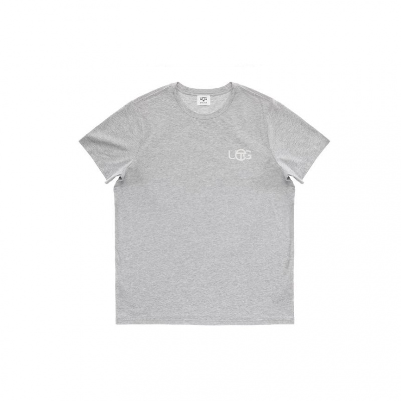 Telfar x UGG Logo T-shirts Grijs | NLPQ3428