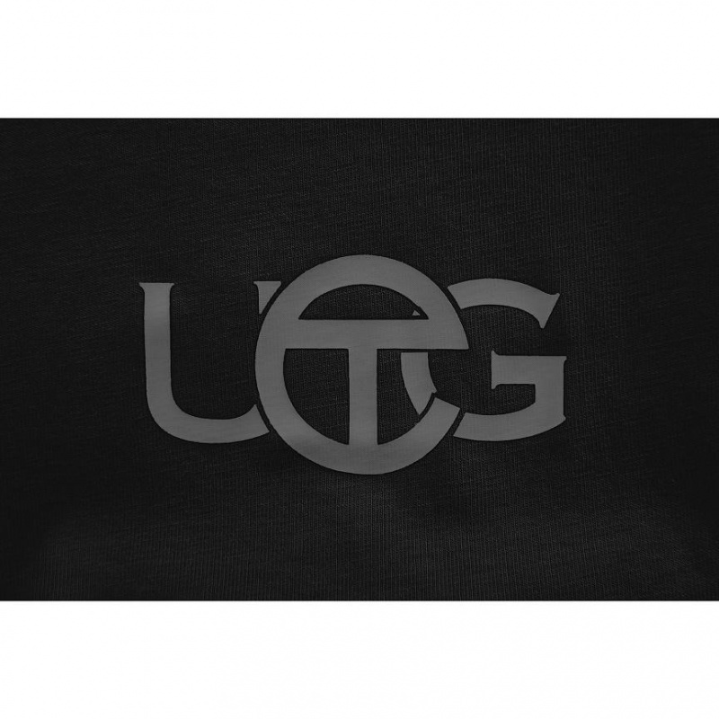 Telfar x UGG Logo T-shirts Zwart | NLAP3427